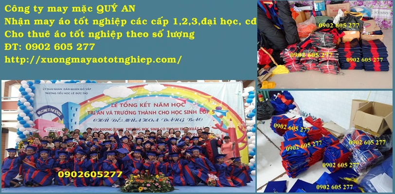 Thuê áo tốt nghiệp cho học viên spa- Tân Bình