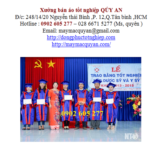 Địa chỉ bán đồ tốt nghiệp tại quận Phú Nhuận