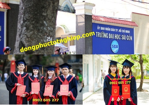 Chuyên bán lễ phục tốt nghiệp sinh viên trường đại học Sài Gòn