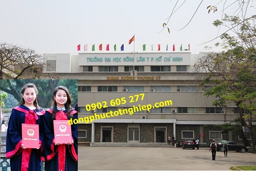 Cơ sở bán áo cử nhân sinh viên trường Nông Lâm